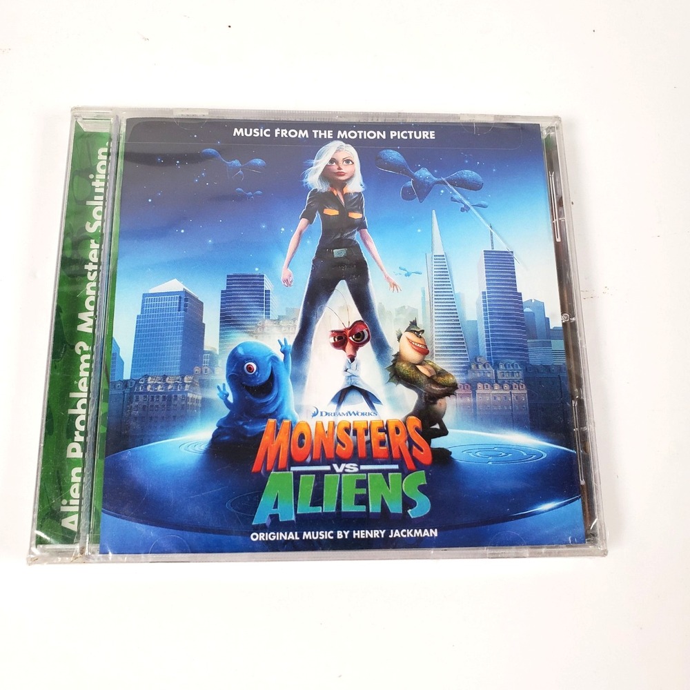 Monsters vs Aliens Soundtrack CD NEW Sealed Music Henry Jackman